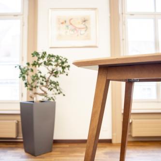 Freundliche Atmosphäre Beratungsraum